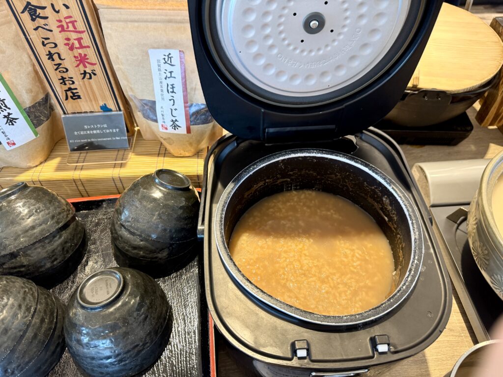 朝食のお粥